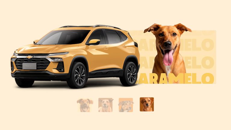VÍDEO: Chevrolet lança o “Tracker Caramelo” em homenagem aos vira-latas